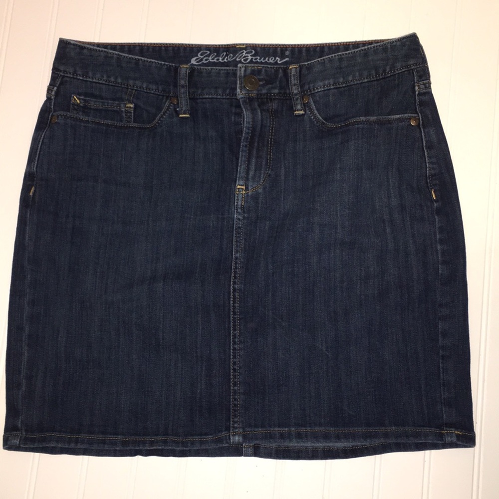 Eddie Bauer jean skirt